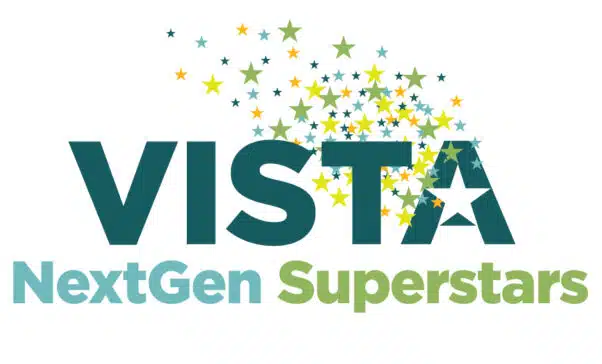 VISTA NextGen Superstars logo.