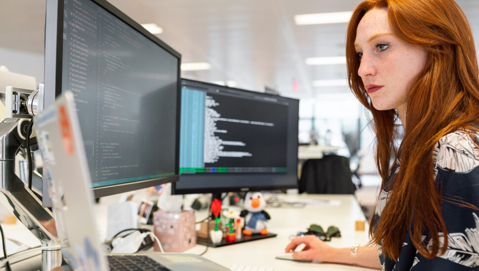 Young Professional in a Modern Office