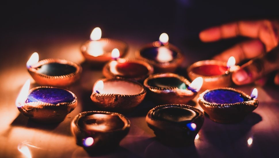 Diwali diya are lit to symbolize purification