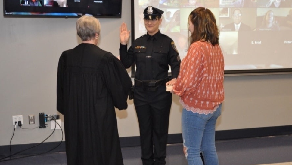 Jessica Bloomingdale sworn in as sergeant in Warrington
