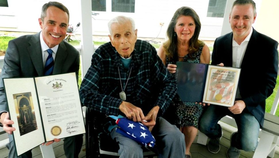 WWII veteran Frank Fuoco of Newtown