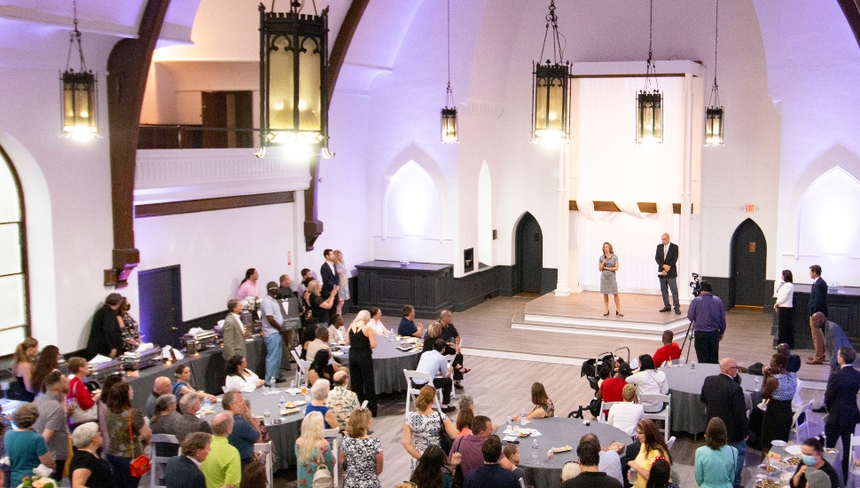 Joint Venture Transforms Pair of Former Catholic Churches into Multifunctional Event Spaces