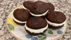 Whoopie Pies, a Pennsylvania Dutch lunch dessert born of a waste-not-want-not-era.