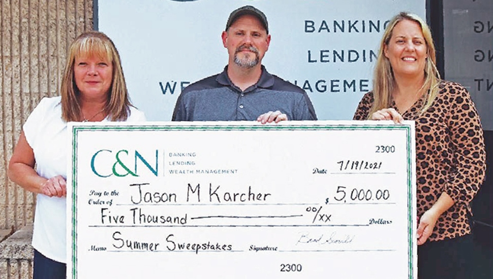 Open a New Checking or Savings Account with C&N and Earn a Chance to Win $5,000