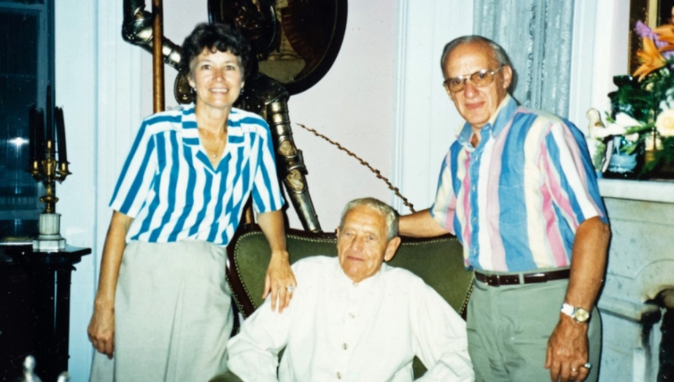 Helen and George Sipala with artist Andrew Wyeth.
