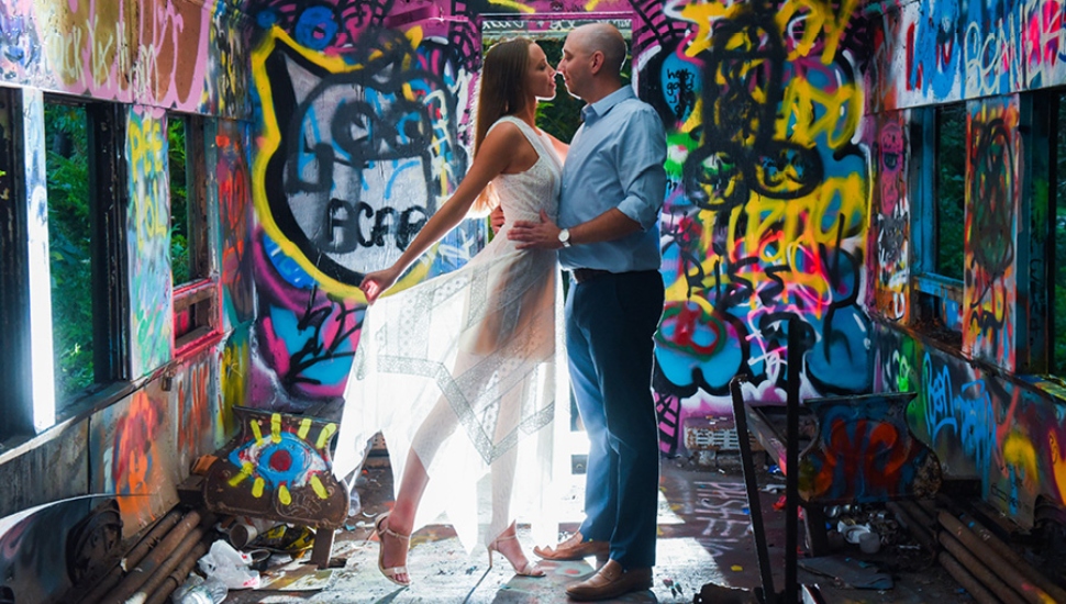 Local Couple’s Engagement Photos Send a Clear Message: I Love Hue!