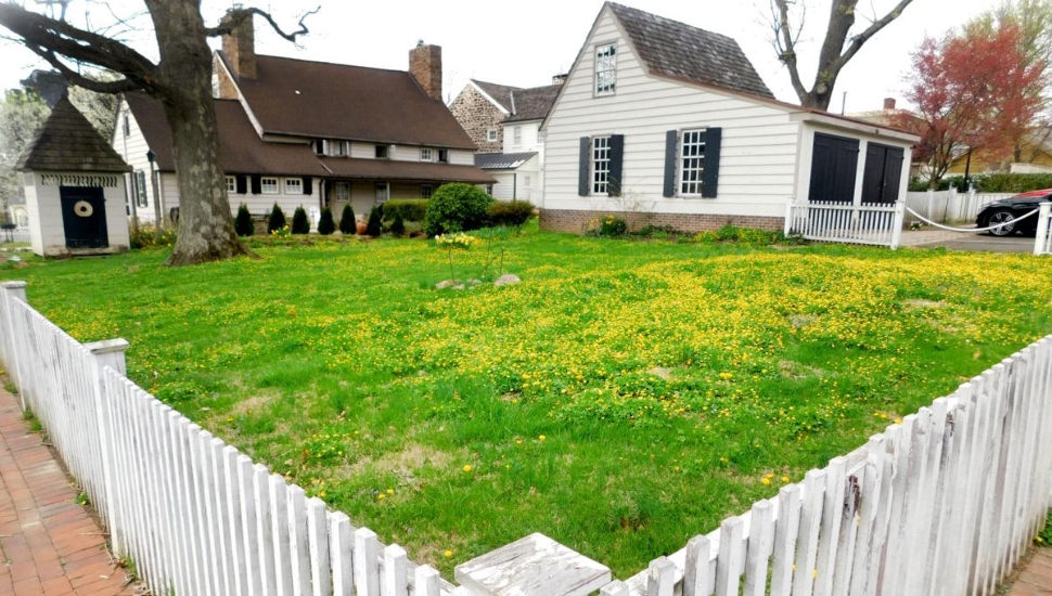 Patriots Park, a new "pocket park" in Newtown