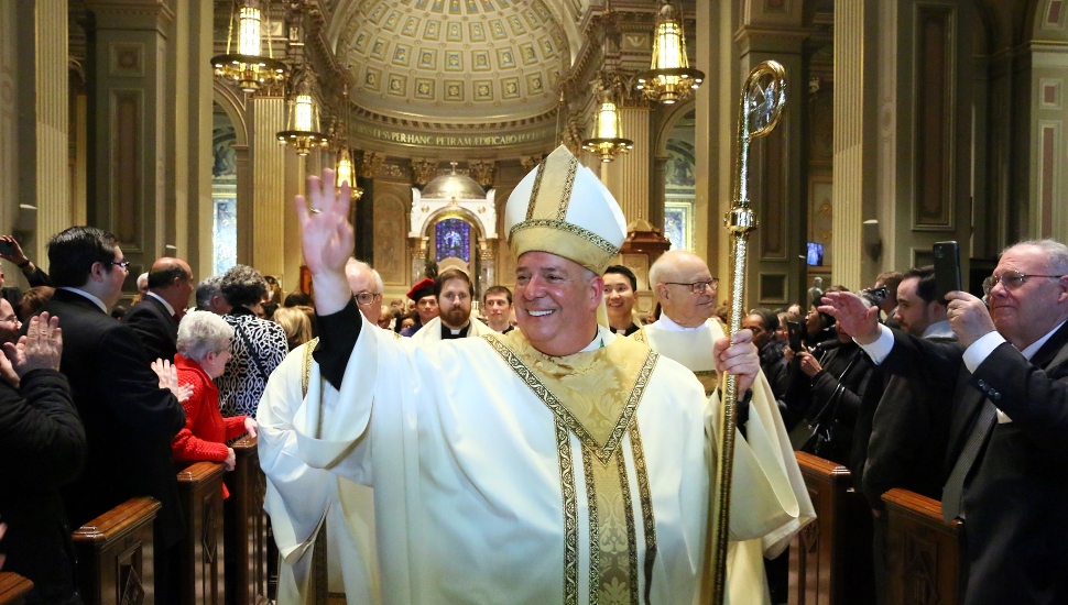 Archbishop Nelson J. Pérez Opens 2021-2022 Academic Year with Visit to Warminster