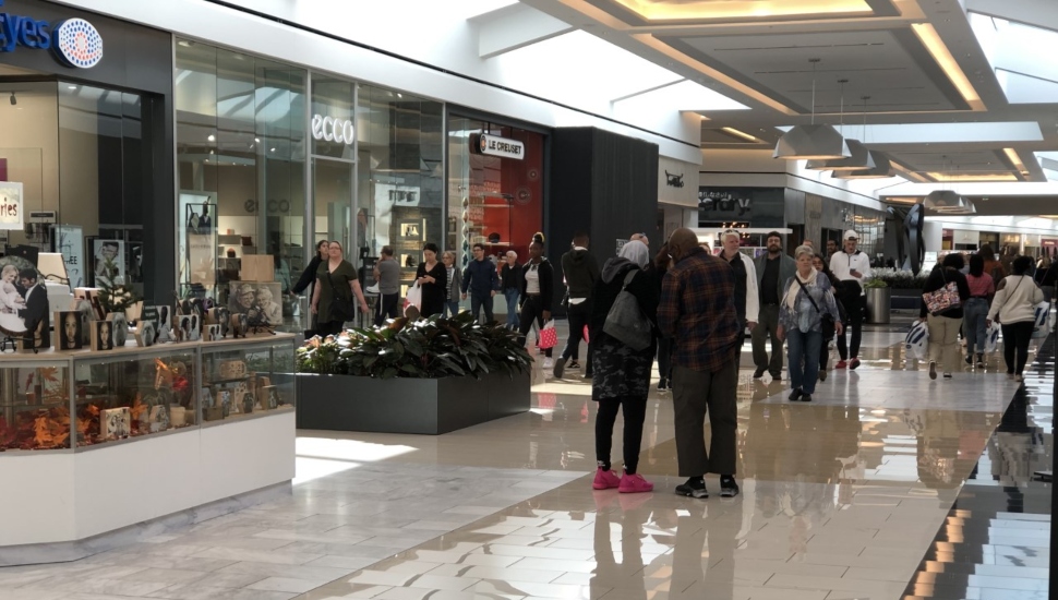 King of Prussia Mall during a busy shopping season.