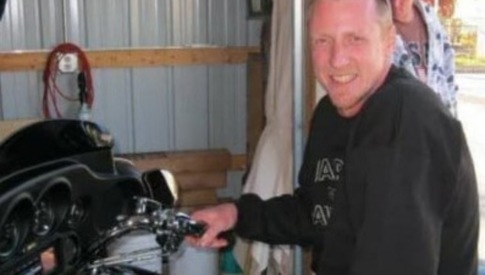 man on motorcycle