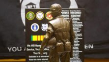 Vietnam soldier statue