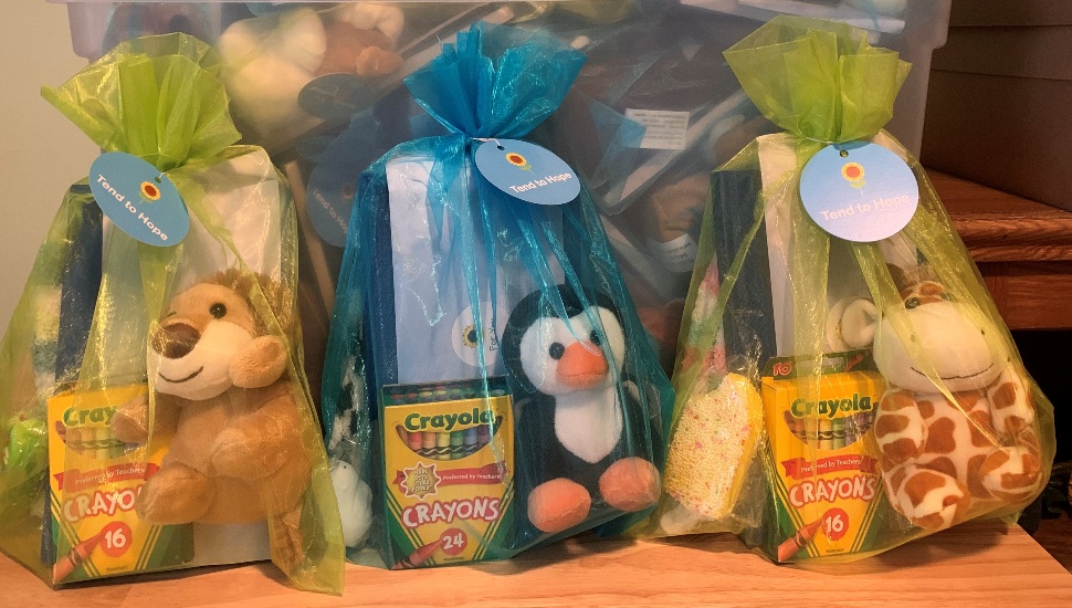 Tend to Hope gift bags 2021