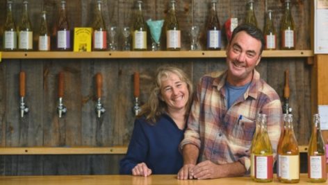 Gary and Amy Manoff, hard cider producers