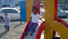 kids at a playground
