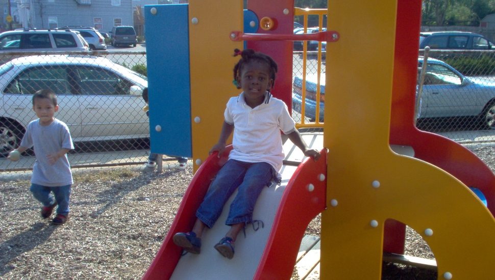kids at a playground