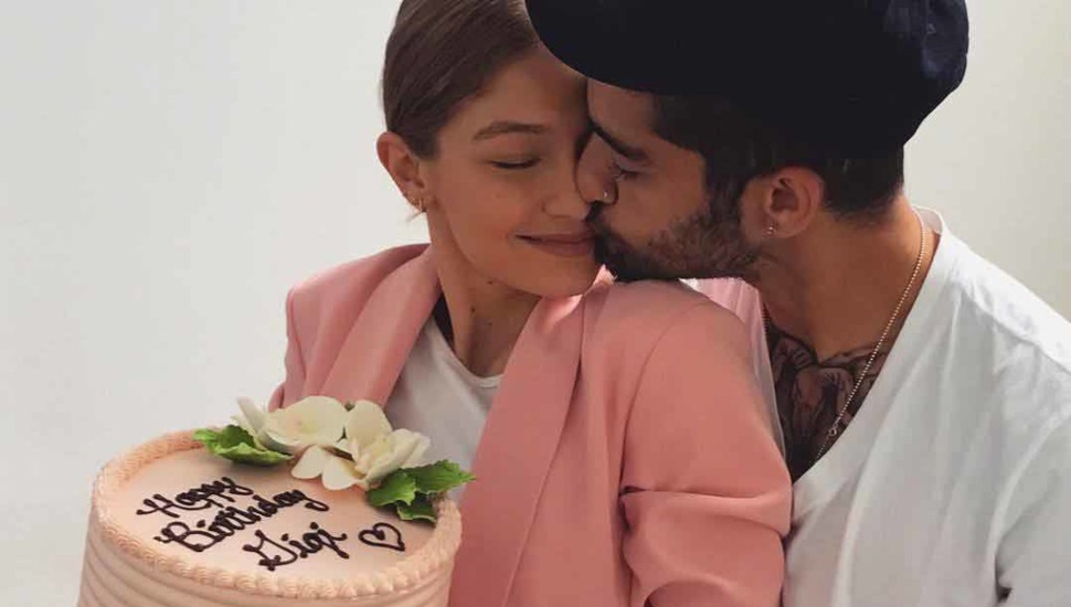 couple with birthday cake