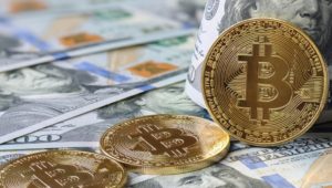 Bitcoin and $100 Bill