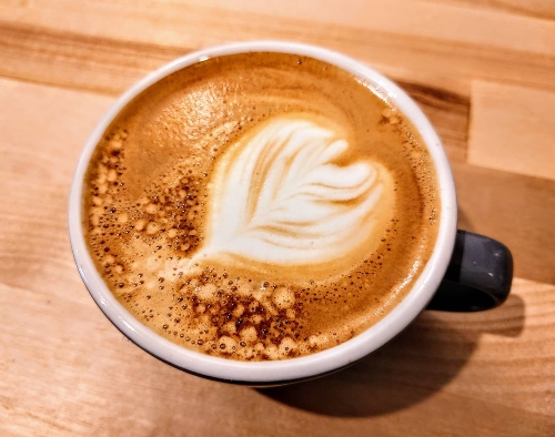 Amsterdam Coffee Bar pumpkin latte.