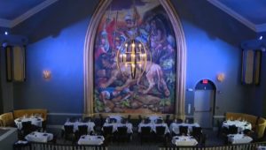 restaurant in a church