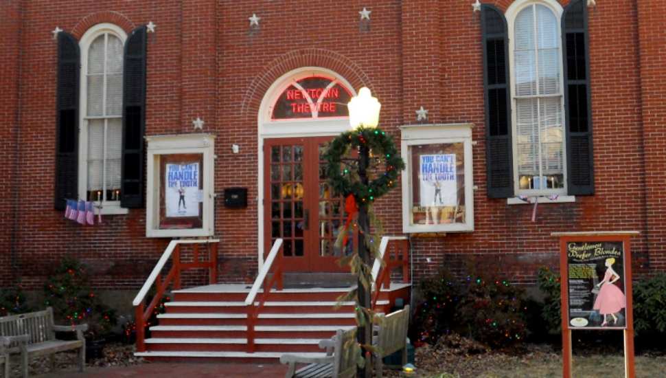 brick building with steps