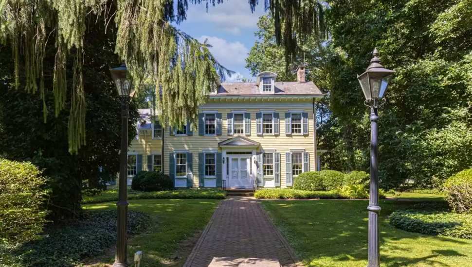 yellow house