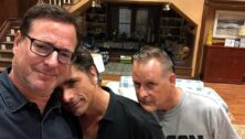 Bob Saget and John Stamos and Dave Coulier