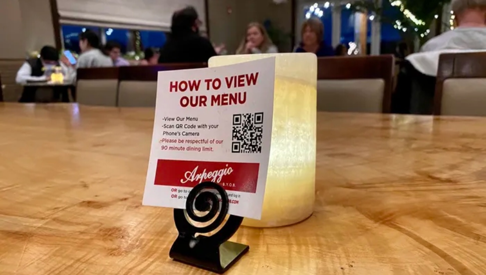 Local Restaurant, an Early Adopter of QR Menus, Has No Plans to Return to Paper