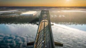 bridge over clouds
