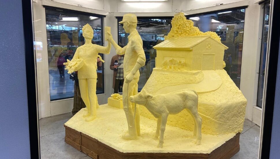 butter sculpture PA farm show