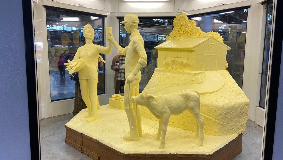 butter sculpture PA farm show