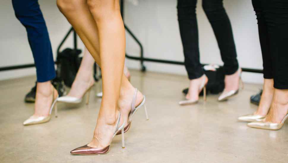 feet in high heels