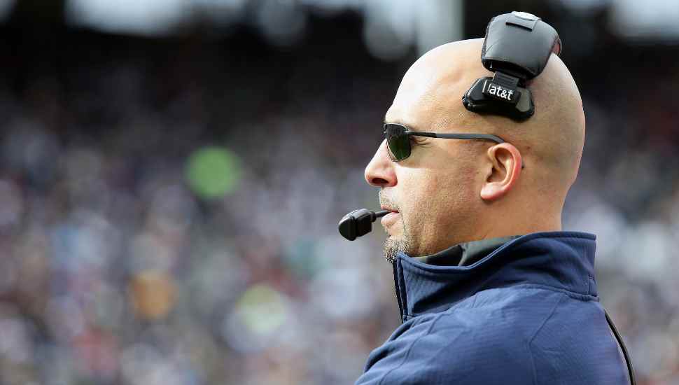 man in blue shirt with headset