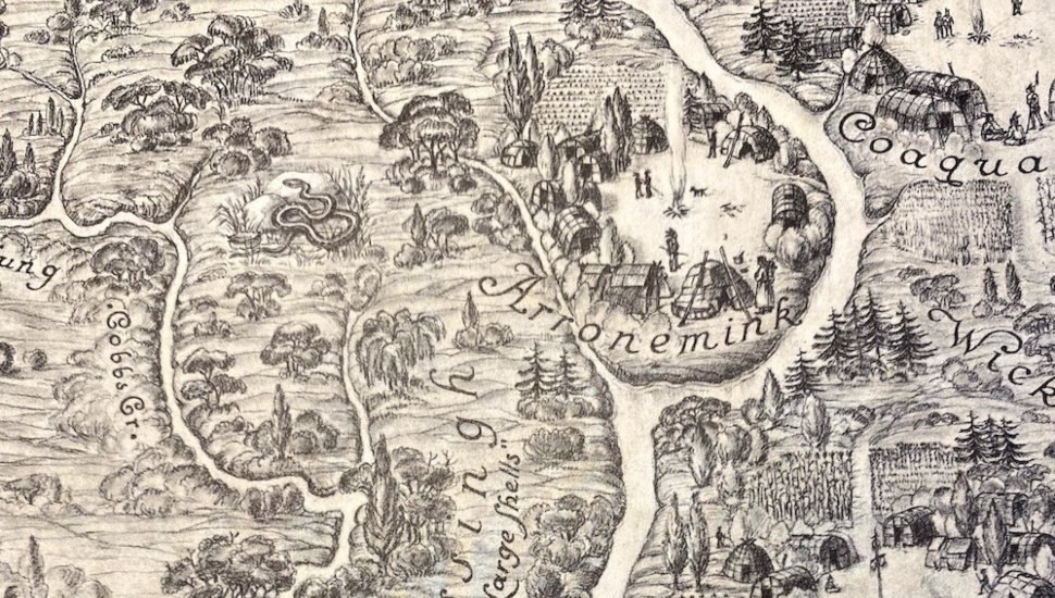 A portion of the Coaquannock Map.