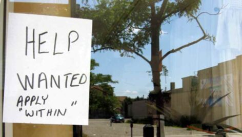 sign in a door