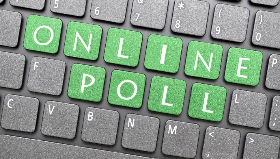 LinkedIn Poll Tips Keyboard