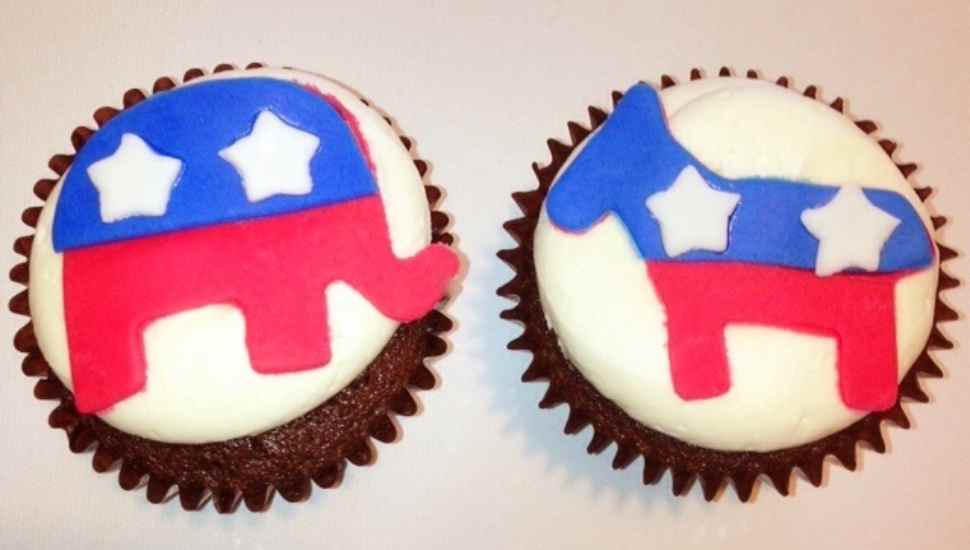 two cupcakes