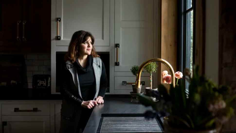 woman in a kitchen