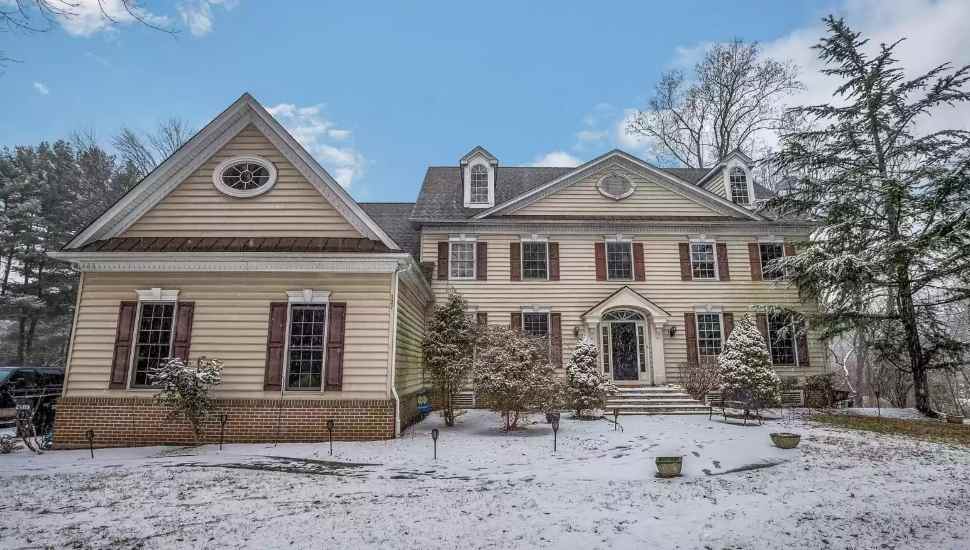 home in the snow