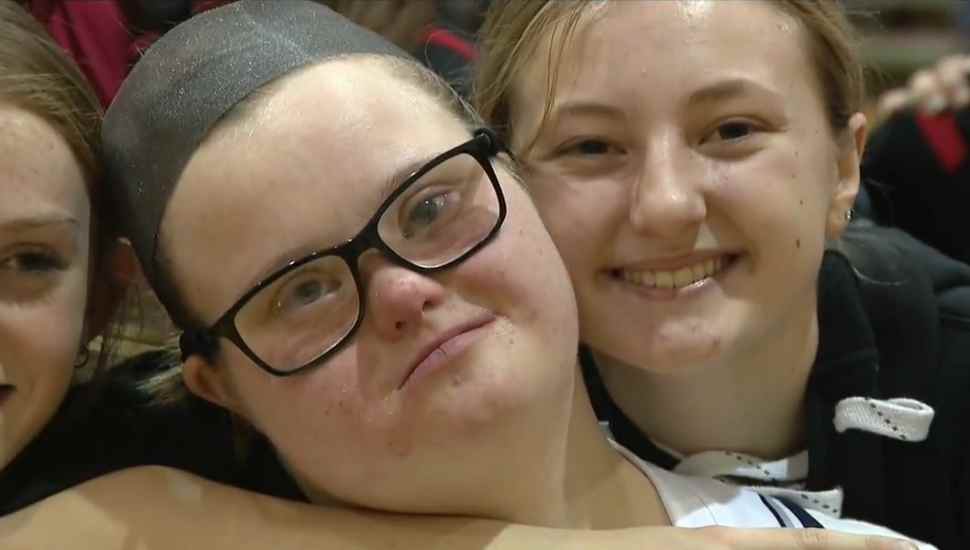 two girl athletes
