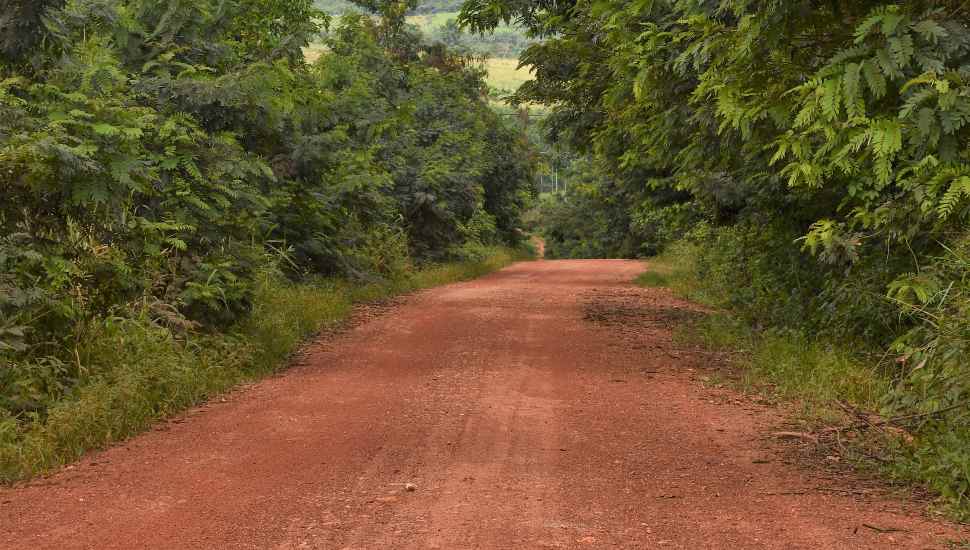 unpaved road