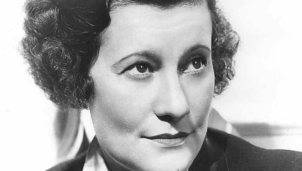 woman in black and white