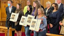 The 4 women honored for helping victims of the Drexel Hill helicopter crash.