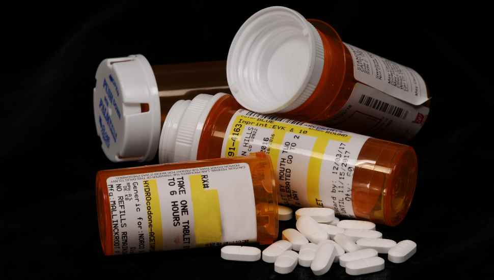 bottles and pills