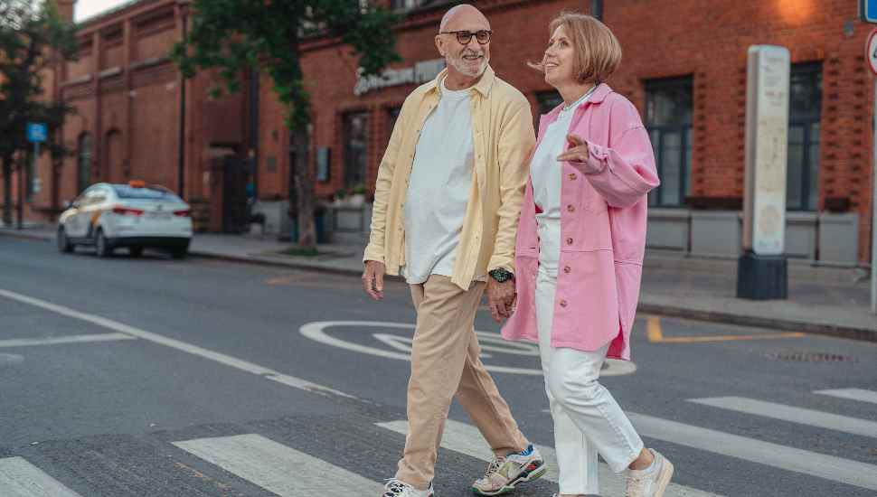 couple walking