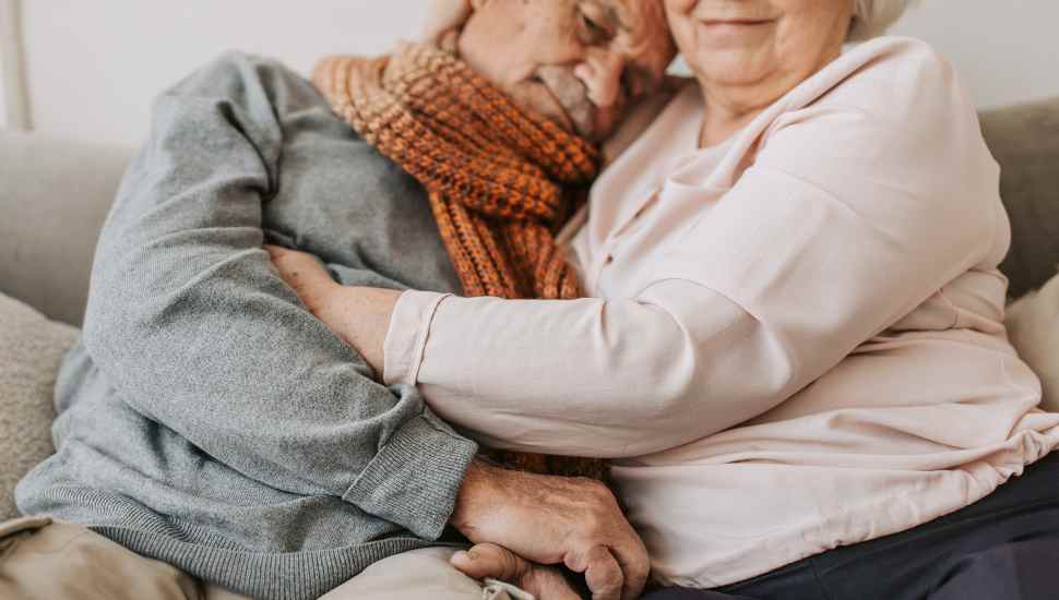 elderly couple