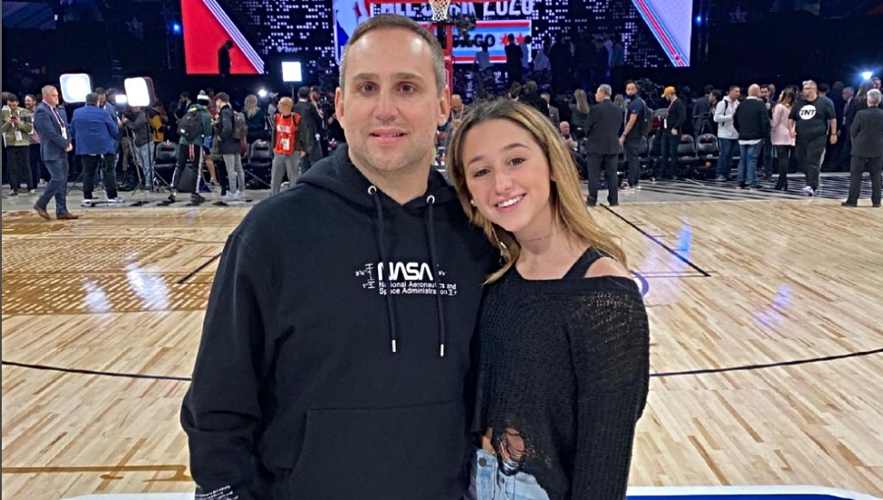 Michael Rubin with his daughter Kylie.