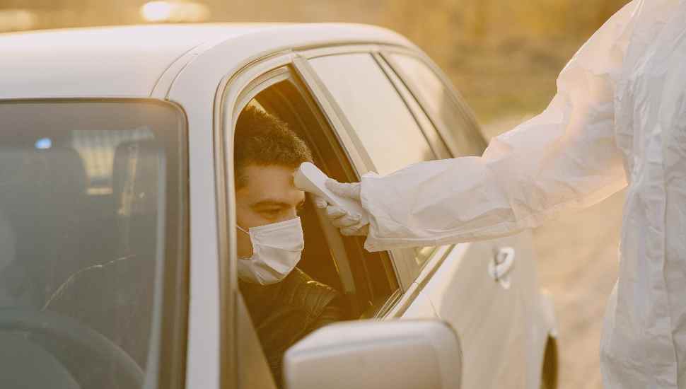 temperature check in car