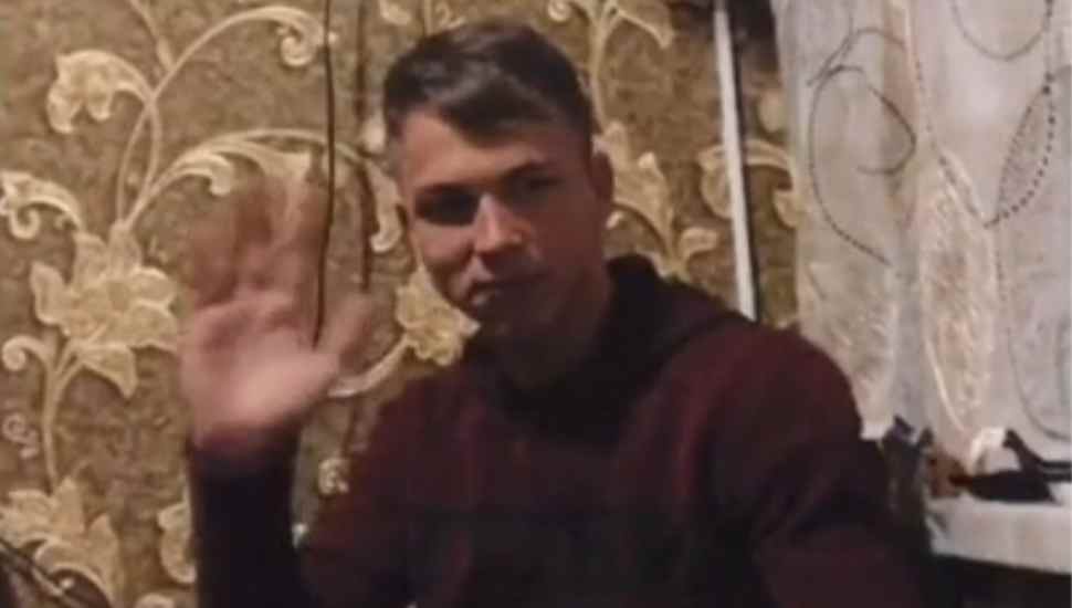 waving teenager