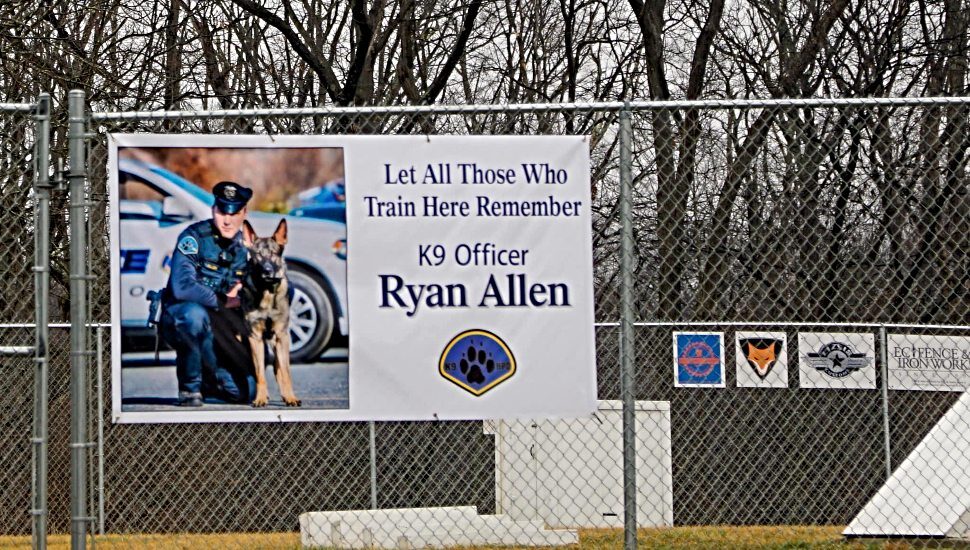 Warrington Police K9 Unit officer ryan allen 2022