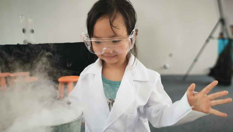 girl with goggles